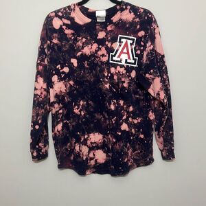 KA Knights Apparel Women’s Wildcats Arizona Acid Wash Long Sleeve T-Shirt‎ Small